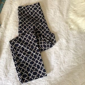 Charter Club Macy’s medallion navy pant